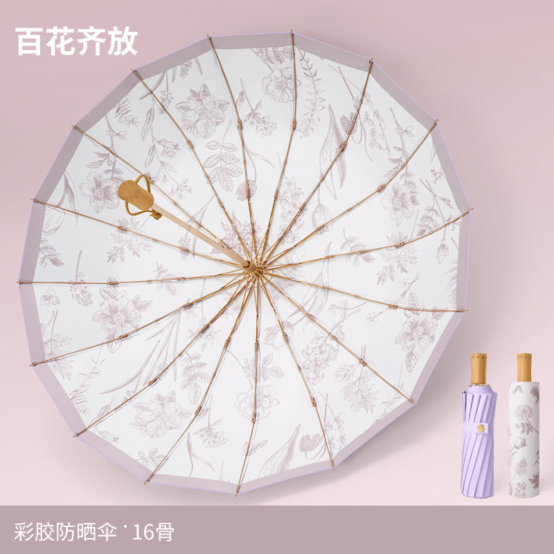 Women's umbrella with floral patterns Kalsten