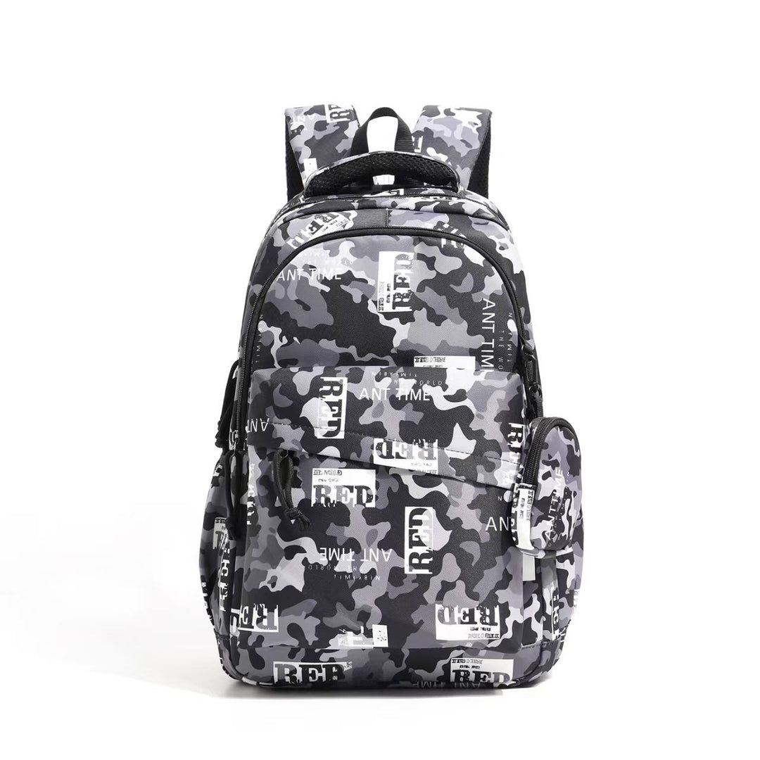 Backpack with Modern Camouflage Design and Functional Pockets Kalsten