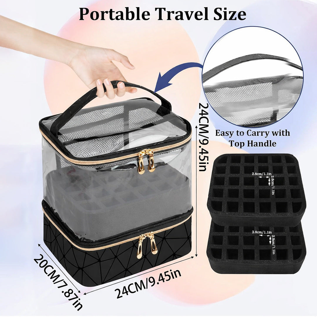 Cosmetic organizer with intelligent compartment system Kalsten