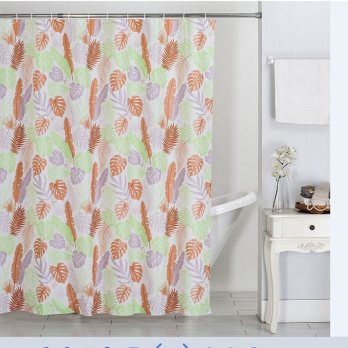 Floral Patterned Shower Curtain Kalsten