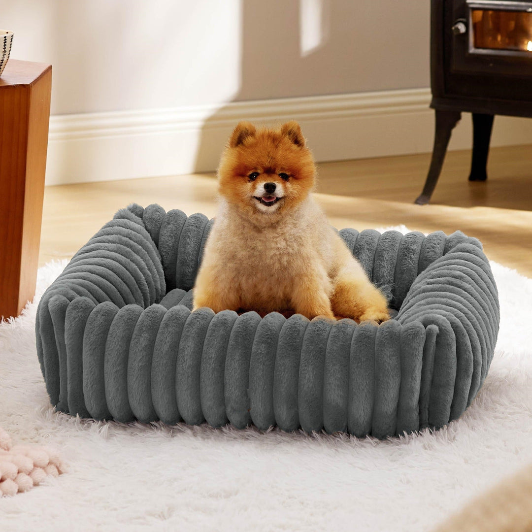 Luxurious Bolstered  Lounge  Dog Bed
