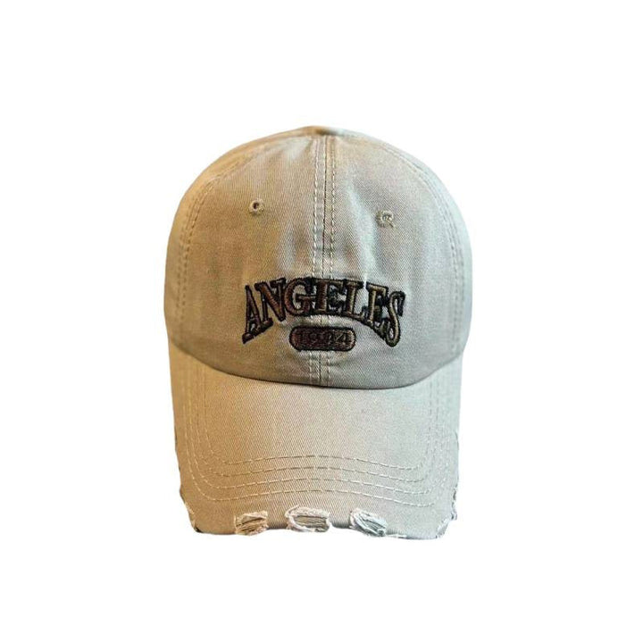 Women's Distressed Vintage-Style Adjustable Baseball Cap Kalsten