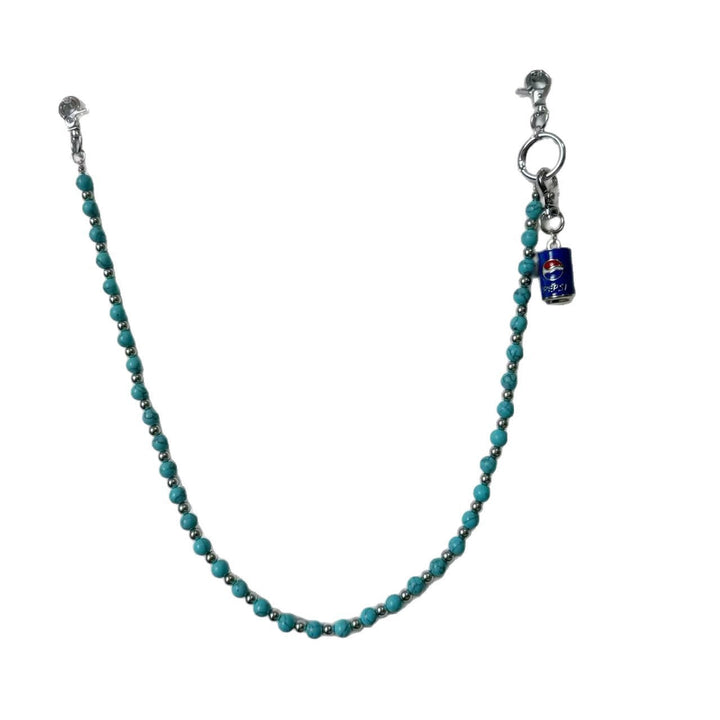 Cropped T-Shirt with Trendy Chain Pendant Kalsten