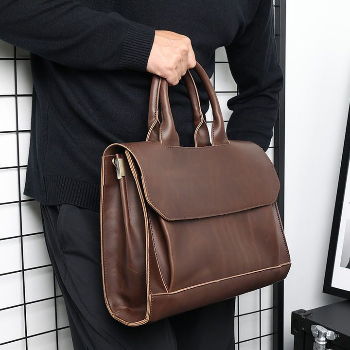 Elegant briefcase with practical outer pocket Kalsten