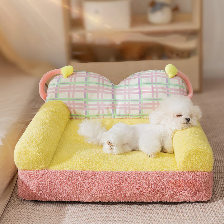 Cozy Plush Dog Bed