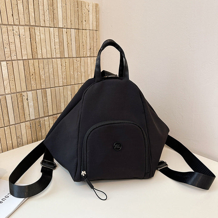 Modern Triangle-Shaped Utility School Backpack