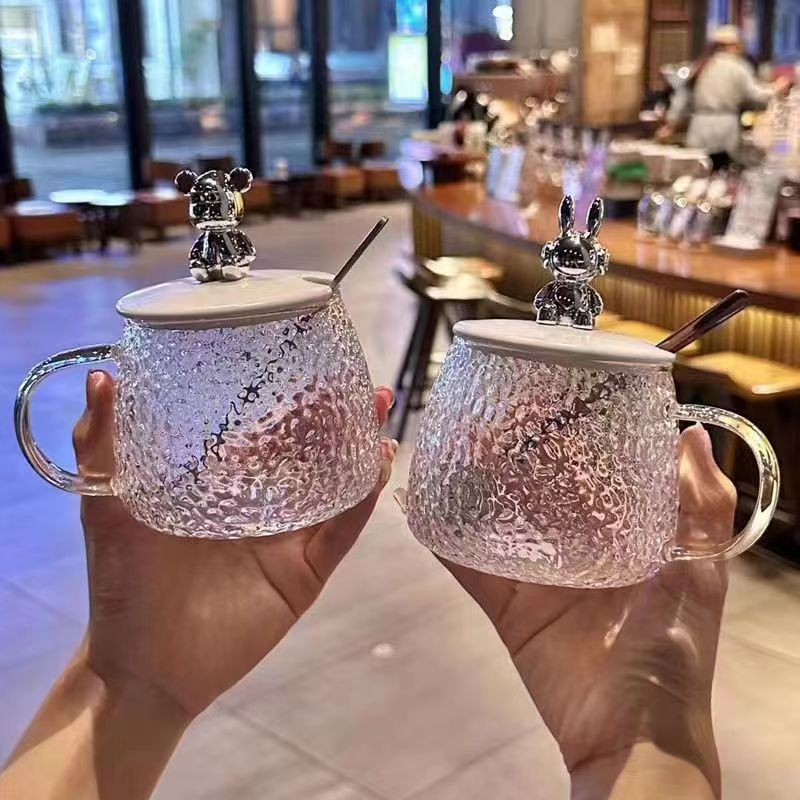 Women's tea cups with decorative lid and spoon Kalsten