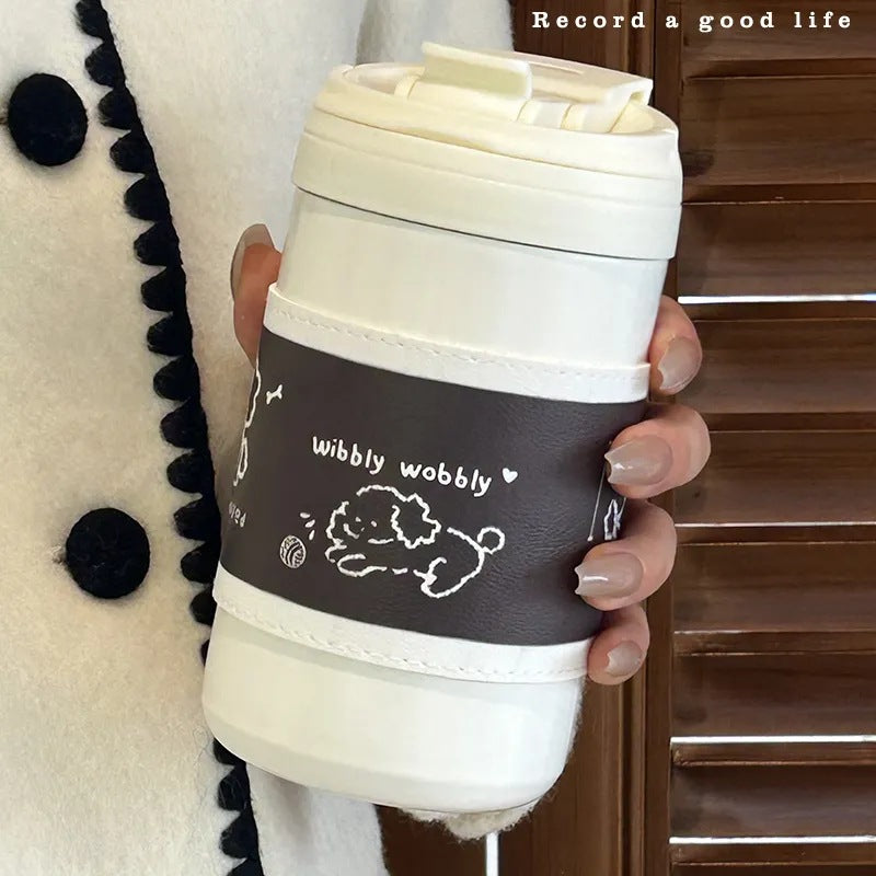Women's Insulated Thermo Mug with Cute Animal Design Kalsten