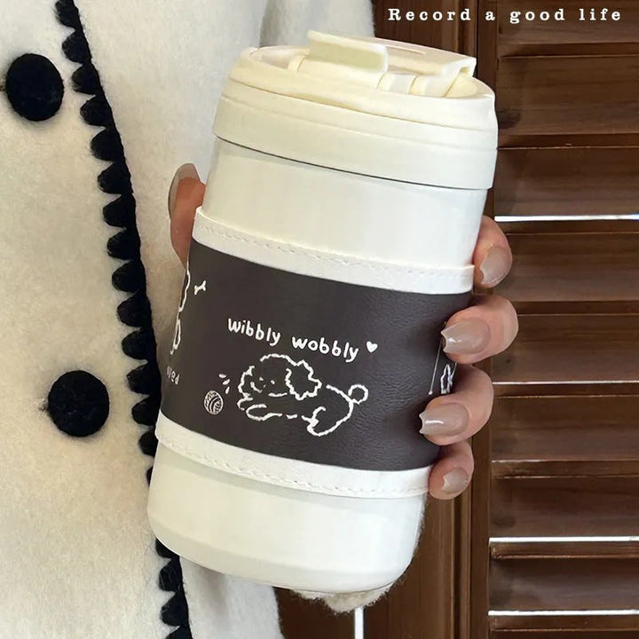 Women's Insulated Thermo Mug with Cute Animal Design Kalsten