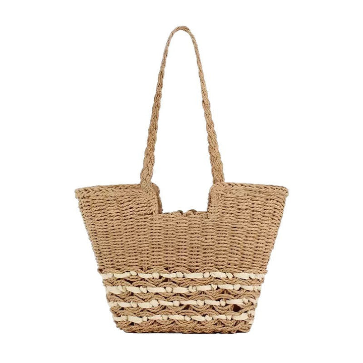 Handwoven beach bag in modern design Kalsten