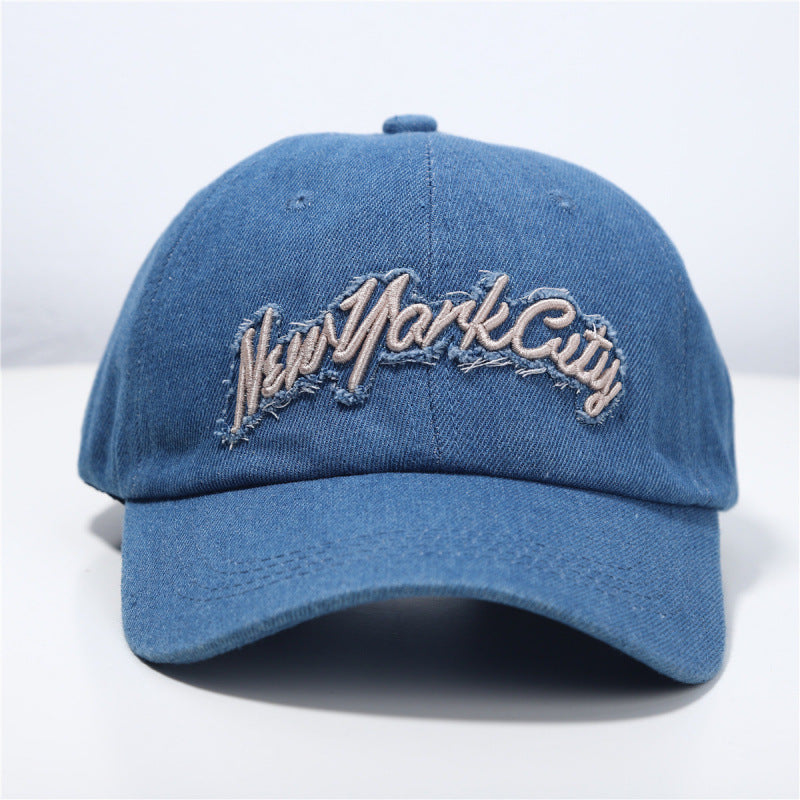 Women's Distressed Denim Baseball Cap Kalsten 1784083711