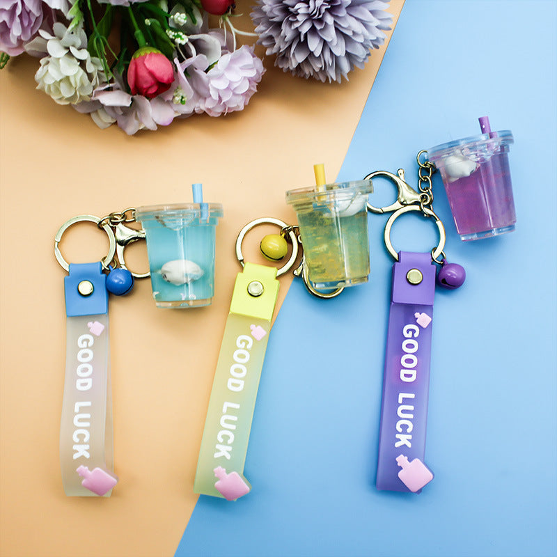 Unisex keychain with decorative cocktail design Kalsten