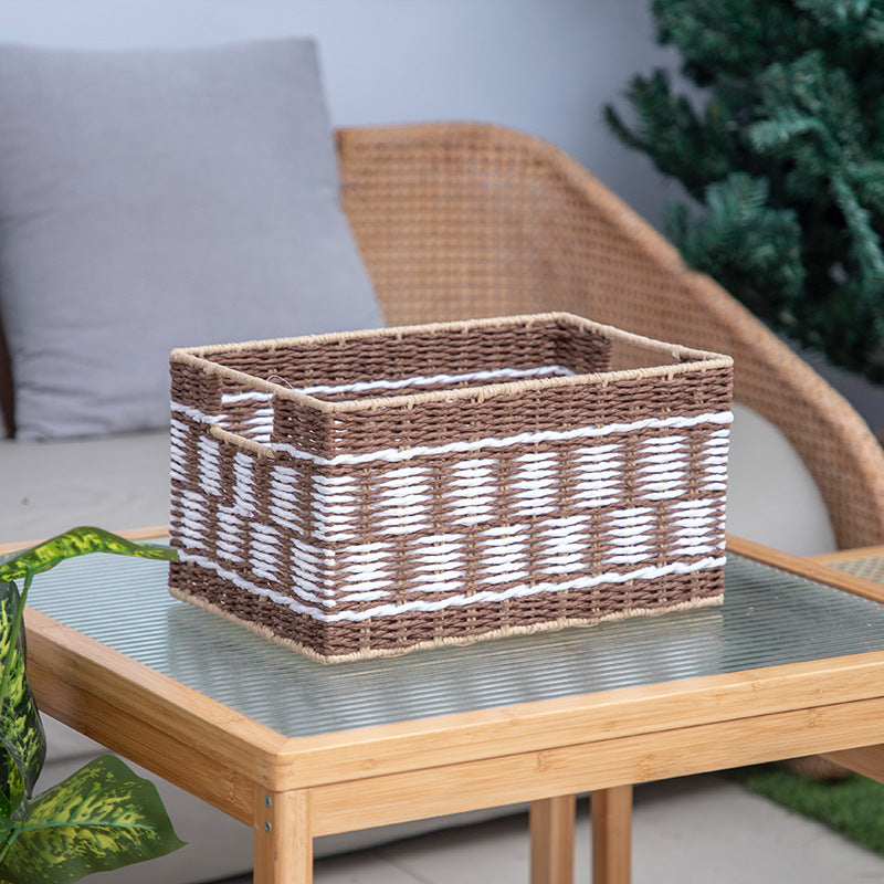 Woven Rectangular Storage Tray Acalora