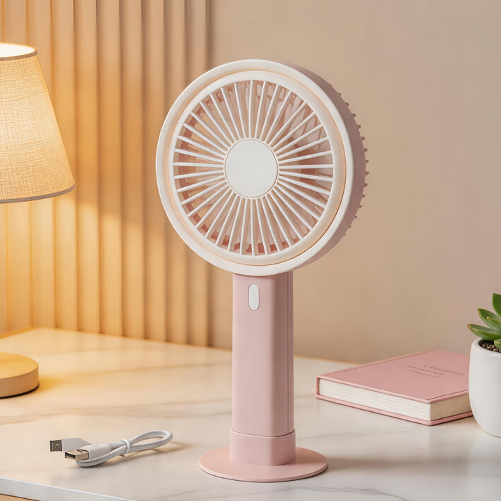 Women Portable Stepless Adjustable Table Fan Kalsten