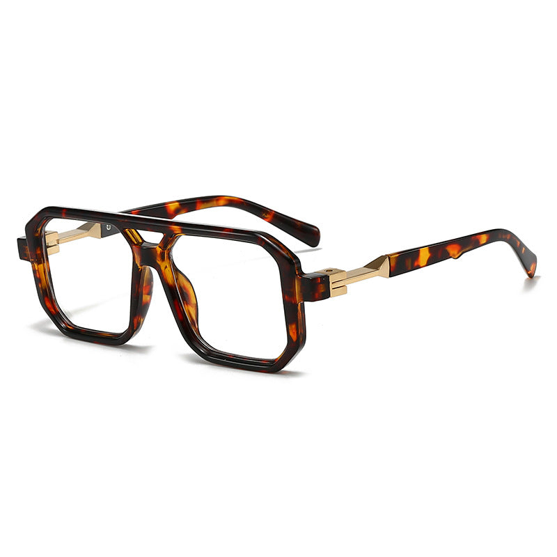 Ladies stylish oversized sunglasses with geometric frame Kalsten