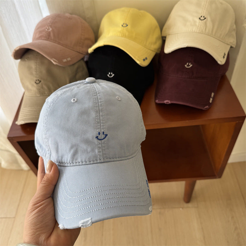 Women's Casual Smile-Embroidered Cap Kalsten