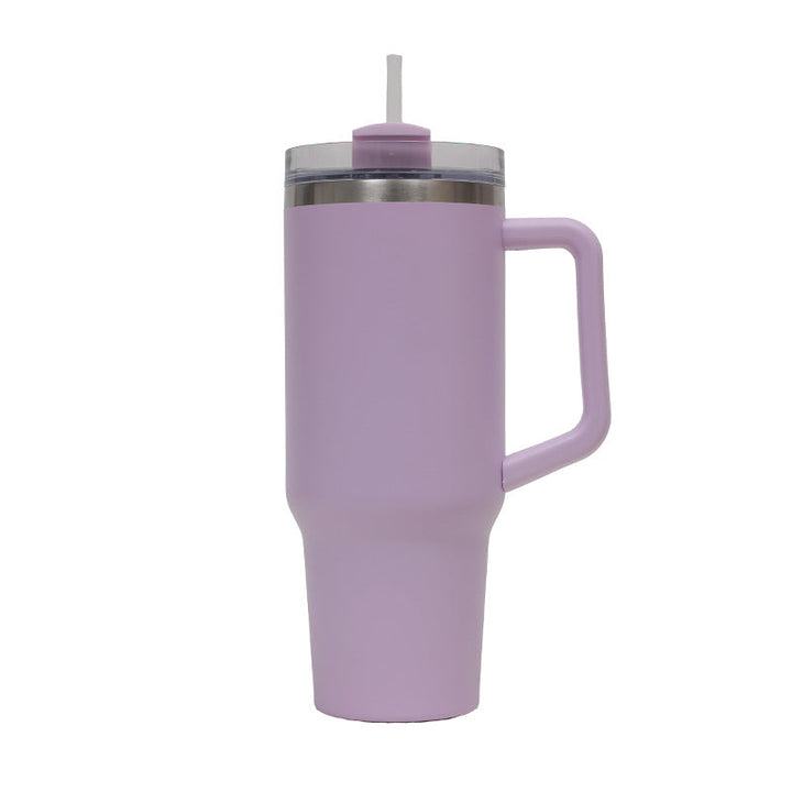 Women's Thermo Drinking Cup with Ergonomic Handle and Practical Straw Kalsten