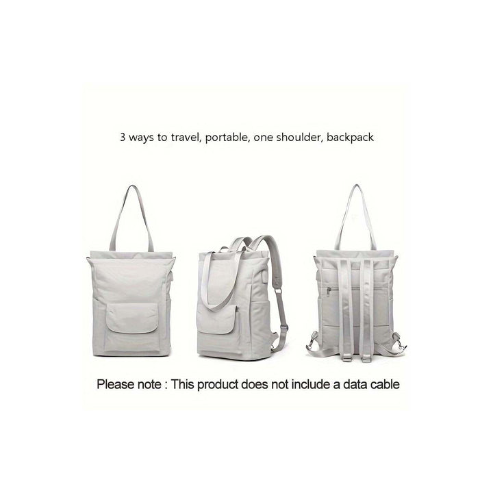 Unisex Multifunctional Backpack with Padded Laptop Compartment and Side Access Kalsten