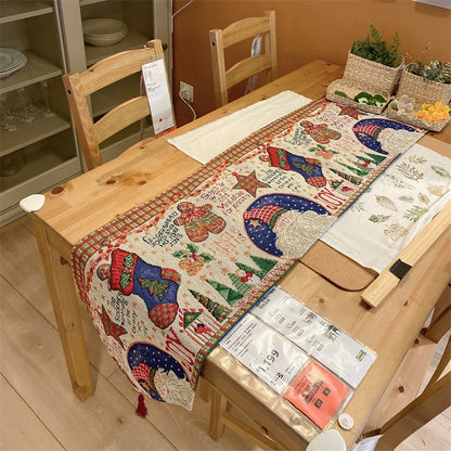 Festive Holiday Themed Table Runner