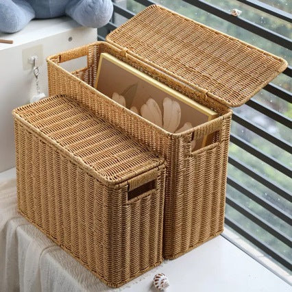 Unisex decorative rattan storage box Kalsten