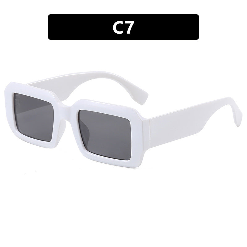 Ladies oversized square sunglasses with modern plastic frame Kalsten