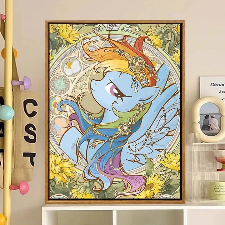 Cartoon-Inspired Fantasy Character Canvas Art Print Kalsten