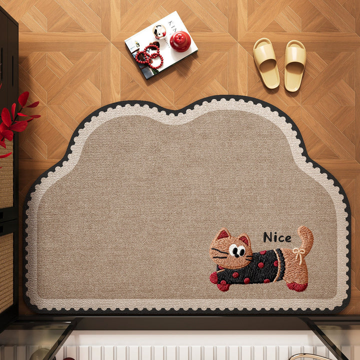 Charming Cat-Themed Door Mat Kalsten