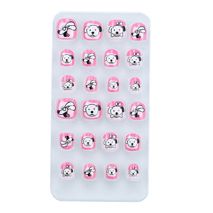 Playful Cartoon Animal Press-On Nail Set Kalsten