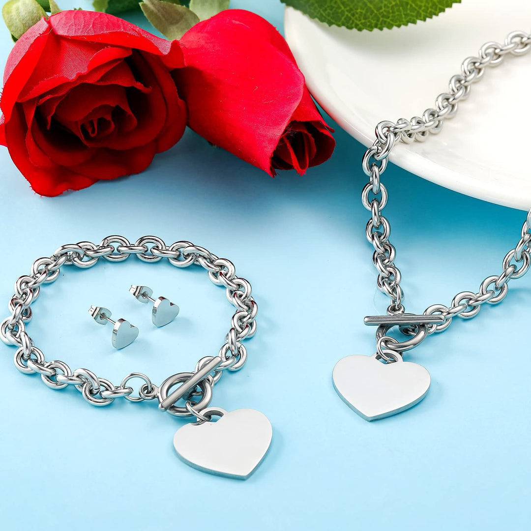 Heart-Inspired Jewelry Set Kalsten
