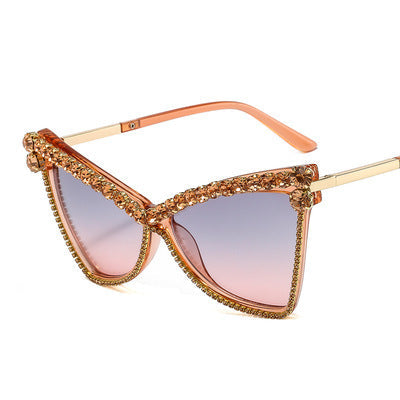 Ladies extravagant oversized sunglasses with gemstones Kalsten