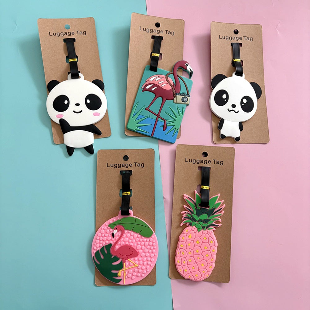 Cute Panda-Themed Luggage Tag Kalsten