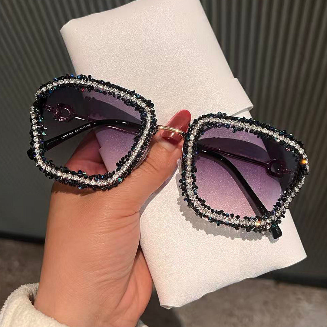 Women’s glamorous sunglasses with sparkling rhinestone embellishment Kalsten