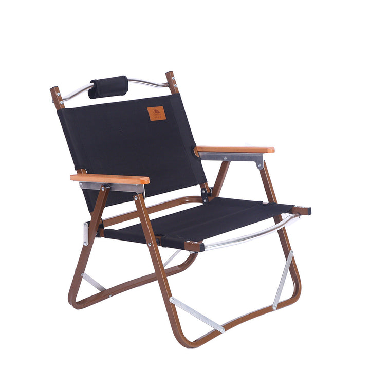 Folding chair with ergonomic design and sturdy frame Kalsten