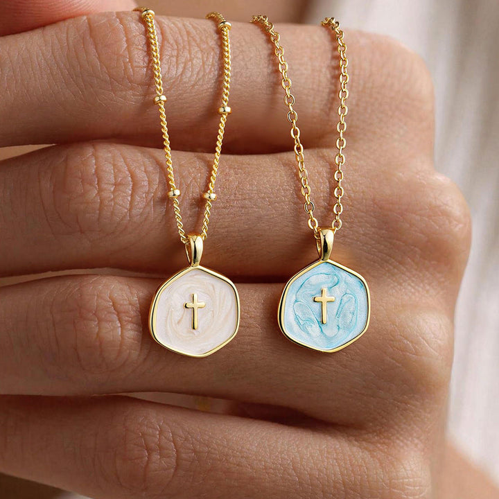 Elegant Cross Pendant Necklace Kalsten