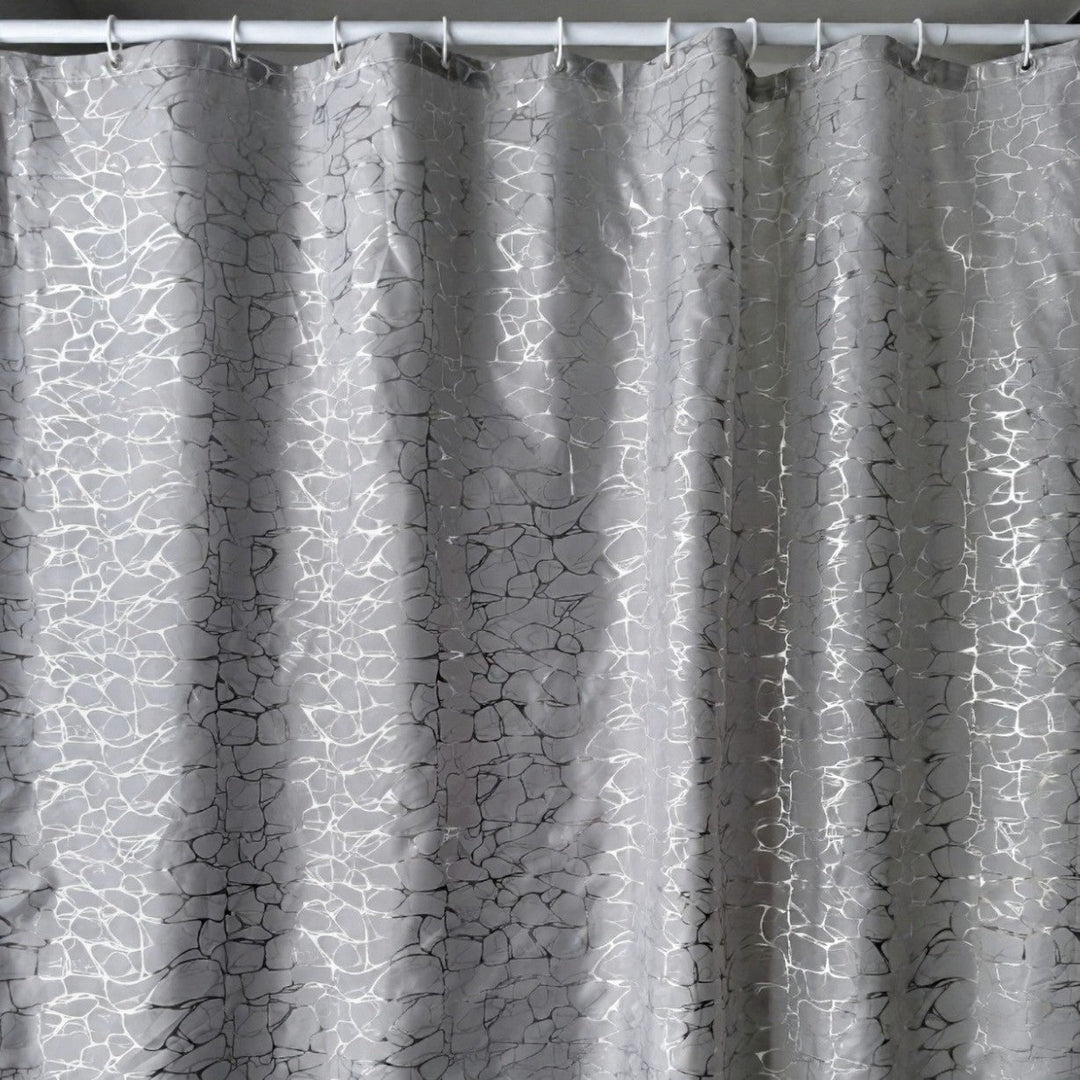 Elegant Textured Shower Curtain Kalsten
