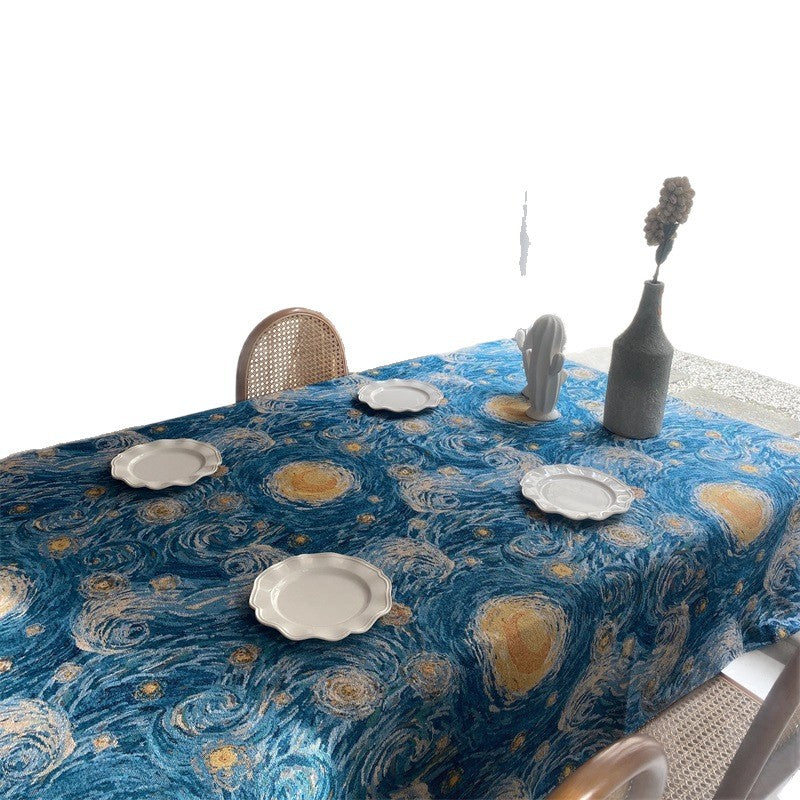 Artistic Starry Night Tablecloth
