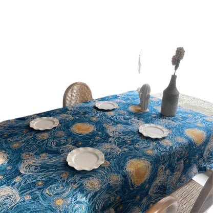 Artistic Starry Night Tablecloth