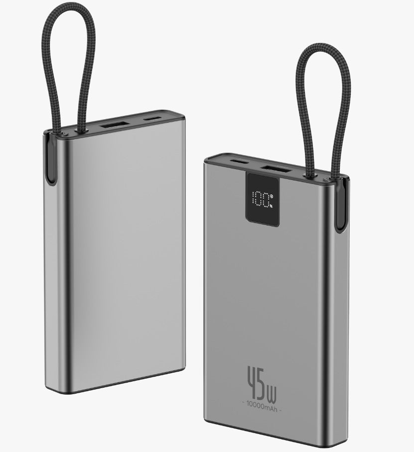 Portable high-performance power bank with smart charging display and USB-C connection Kalsten