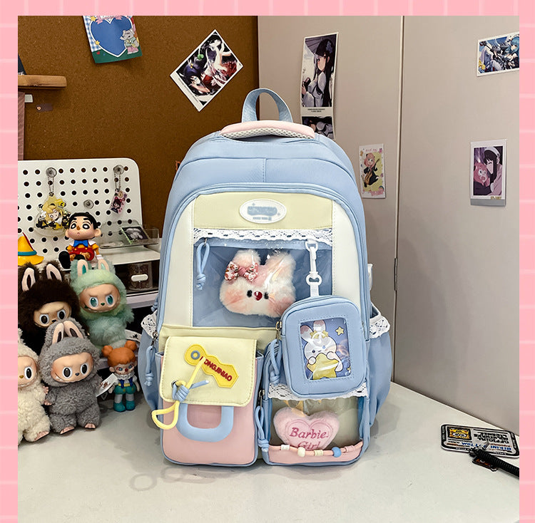 Cute Plush School Backpack