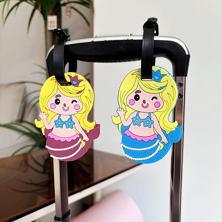 Mermaid-Themed Luggage Tag Kalsten