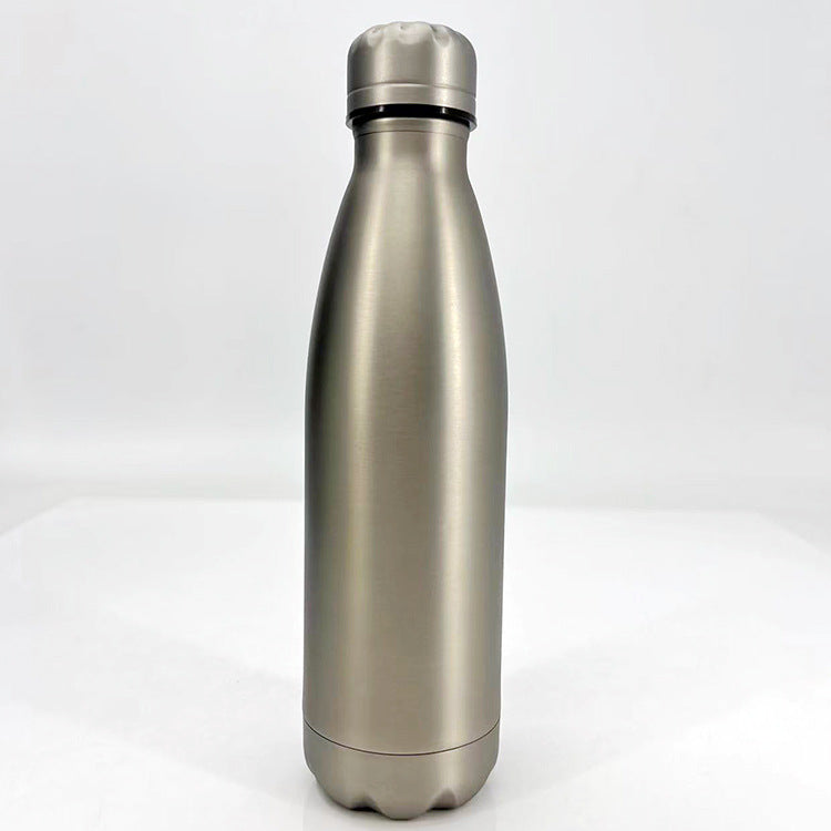 Women stylish stainless steel drinking bottle with anti-slip silicone sleeve Kalsten