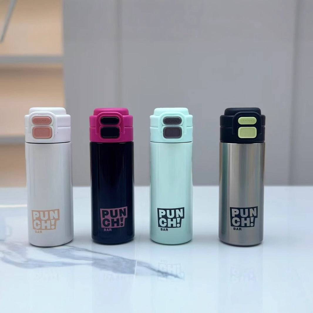 Women's modern insulating drinking bottle with innovative closure system Kalsten