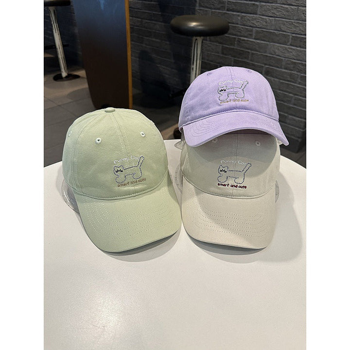 Women's Playful Cat-Themed Baseball Cap Kalsten