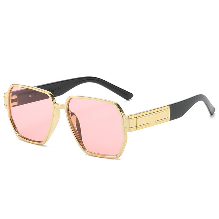 Women's modern oversized sunglasses with asymmetric frame Kalsten