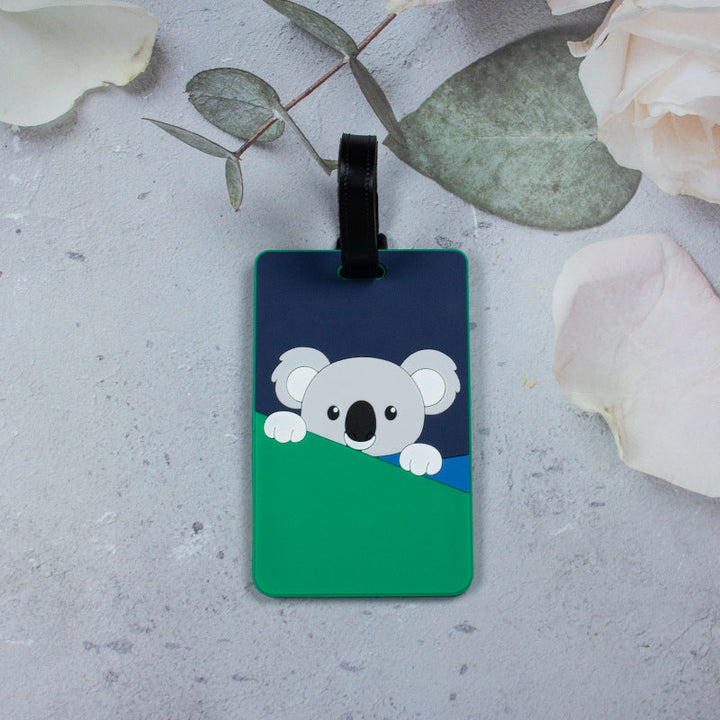 Fun Chocolate Splash Luggage Tag Kalsten