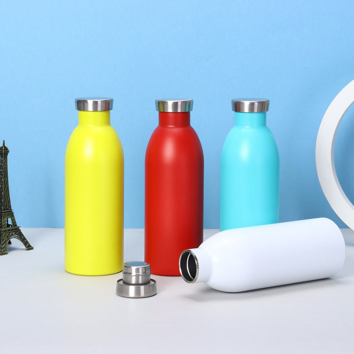 Women's sustainable stainless steel drinking bottle with optimal insulation Kalsten