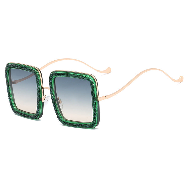 Women's glamorous sunglasses with sparkling crystal frame Kalsten