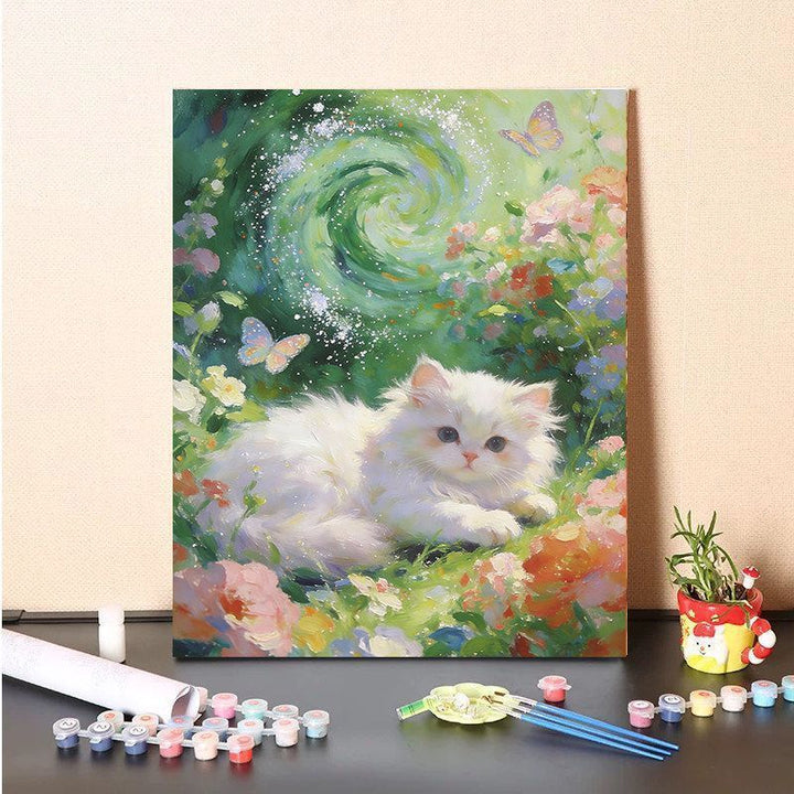 DIY Cat-Themed Painting Canvas Kit Kalsten