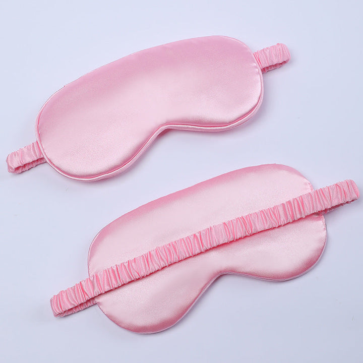 Women's nano silk sleep mask with padded eye area, adjustable elastic band, and storage pouch Kalsten