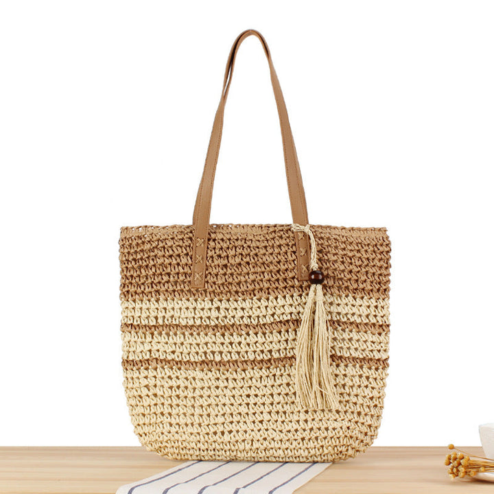 Large beach bag with elegant details Kalsten